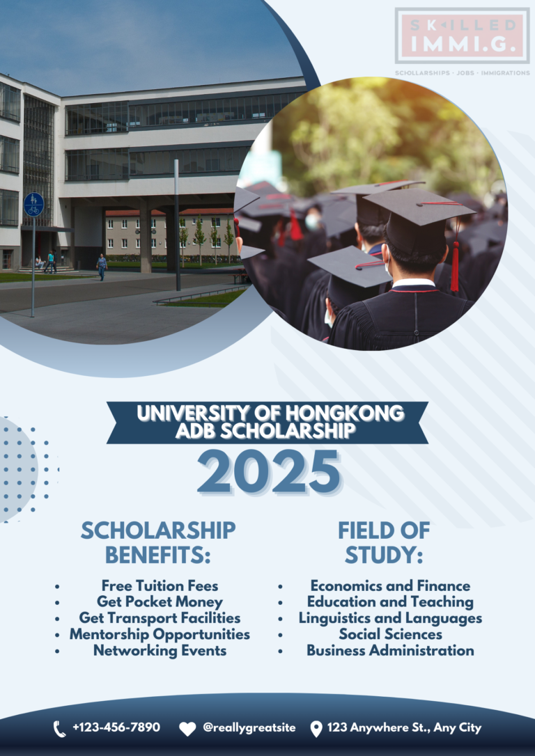 University of Hong Kong ADB Scholarship 2025 Unlocking Opportunities for Future Leaders