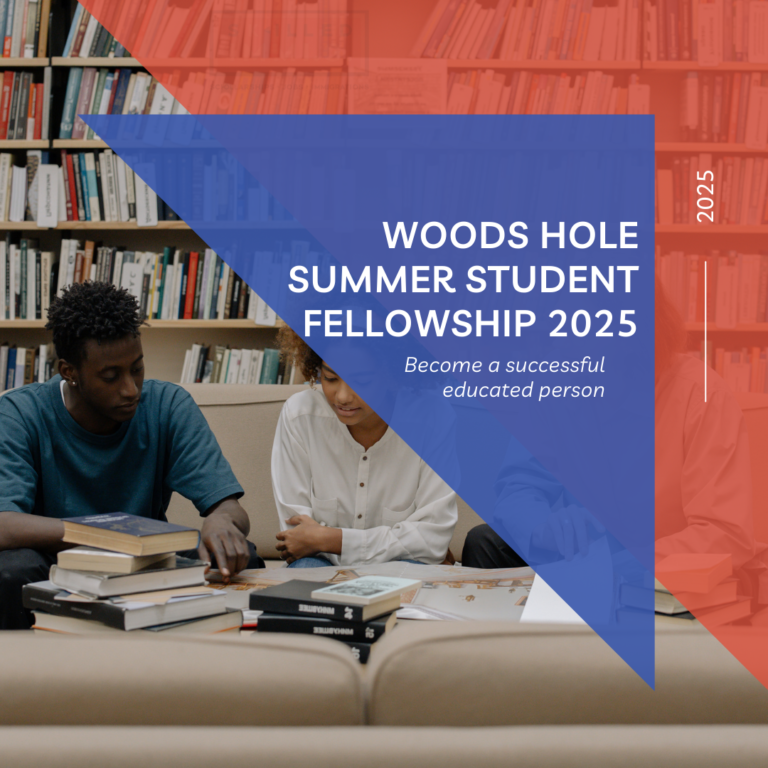 Woods Hole Summer Student Fellowship 2025