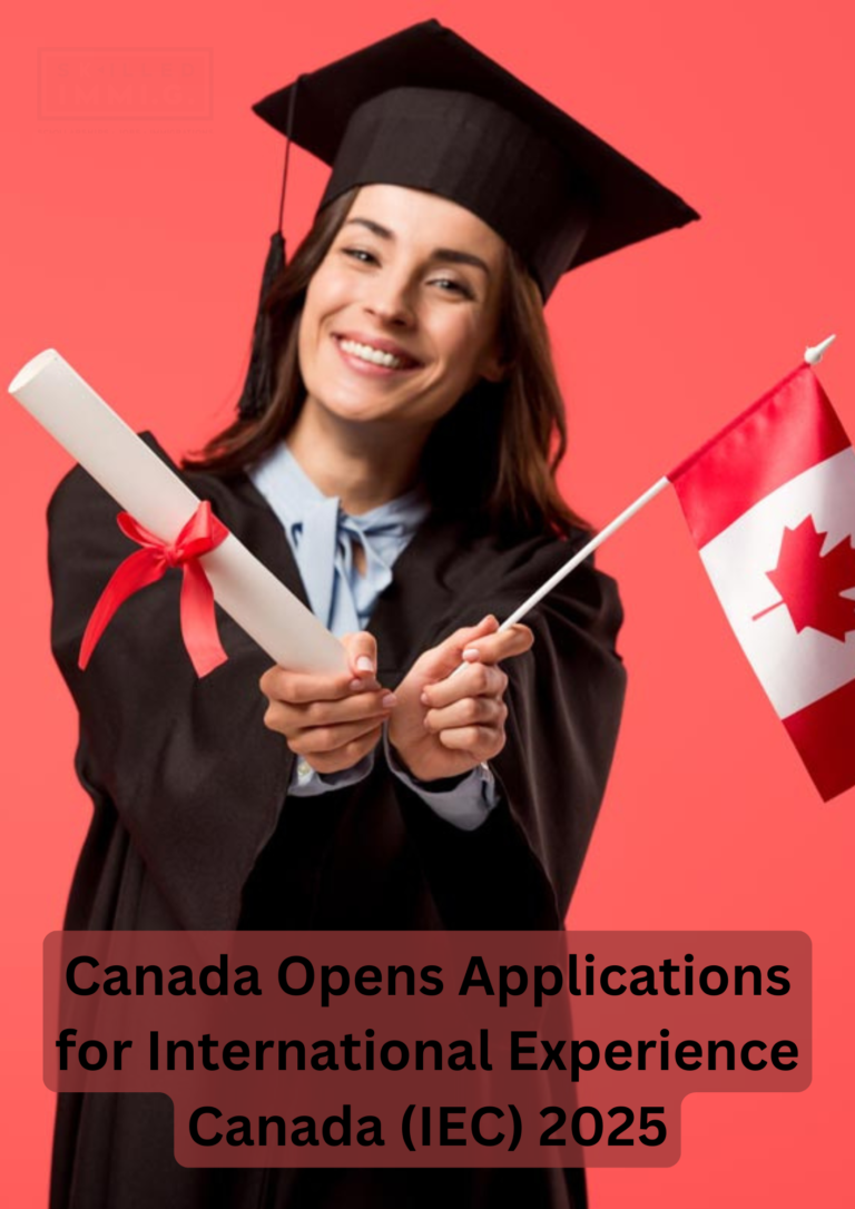 Canada Opens Applications for International Experience Canada (IEC) 2025