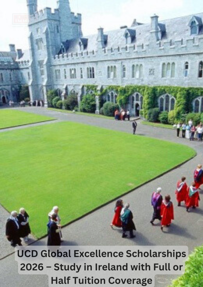 UCD Global Excellence Scholarships 2026 – Study in Ireland with Full or Half Tuition Coverage