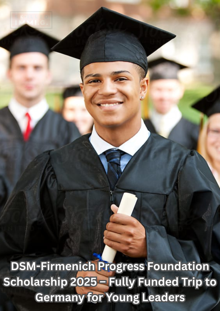 DSM-Firmenich Progress Foundation Scholarship 2025 – Fully Funded Trip to Germany for Young Leaders