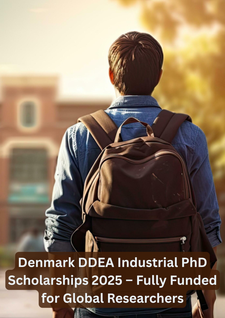 Denmark DDEA Industrial PhD Scholarships 2025 – Fully Funded for Global Researchers